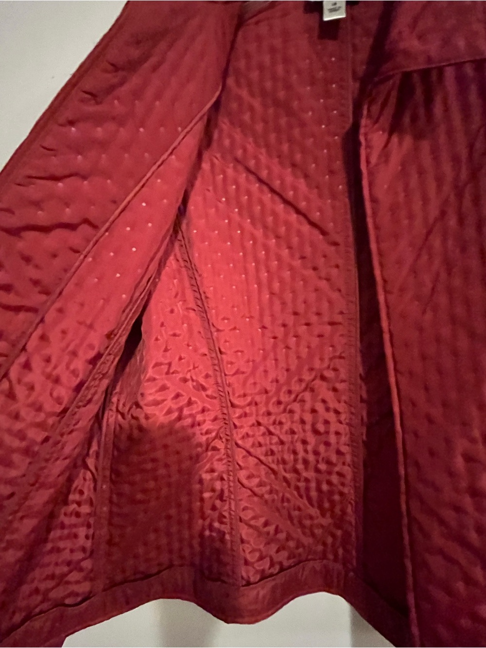 Talbots Plus Size 18 Red Long Sleeve Zip LIGHTWEIGHT Jacket - Picture 5 of 8